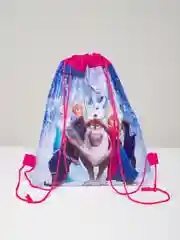 Лазурный мешок для обуви с мультгероями