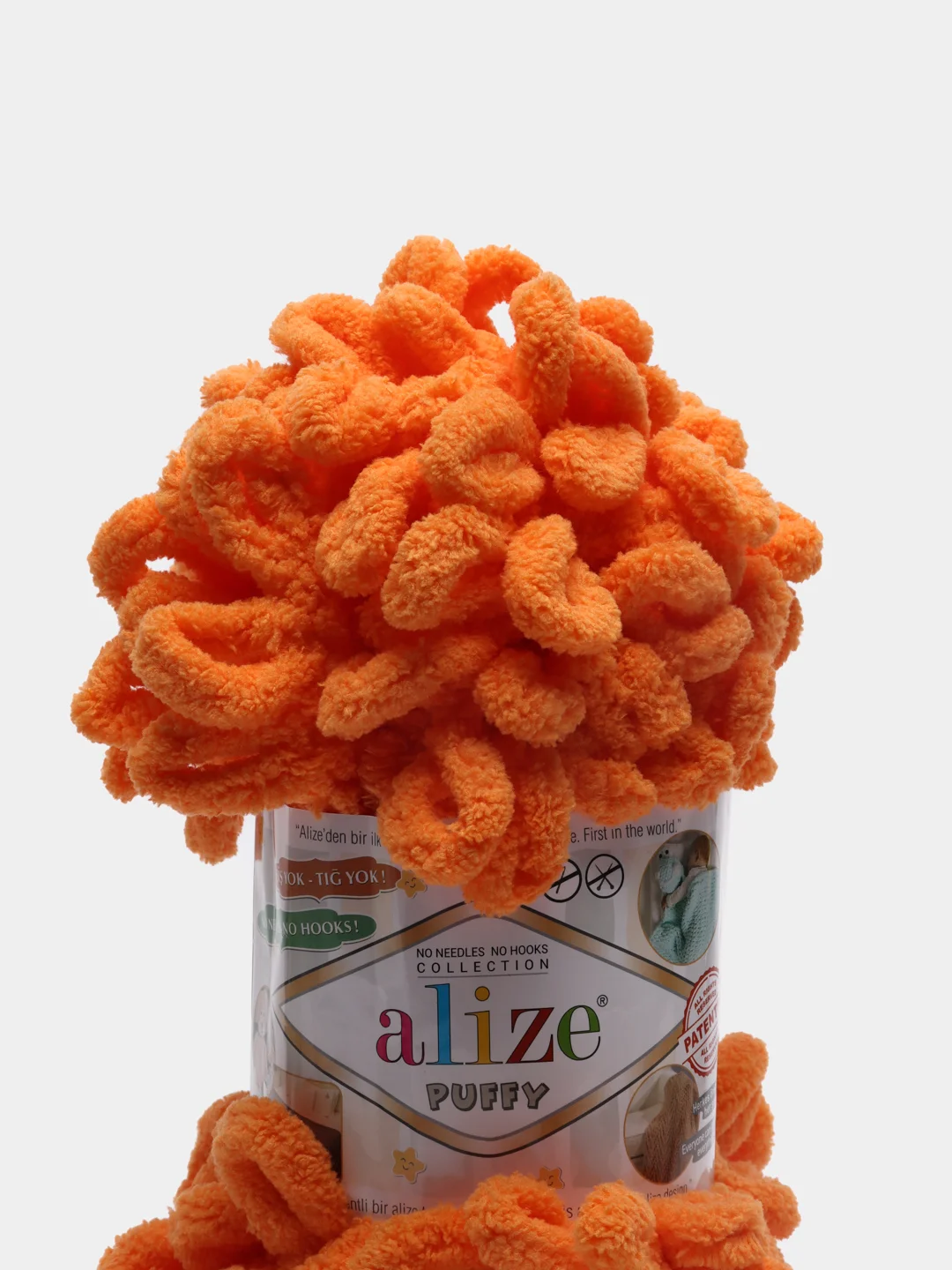 Медный пряжа с большими петельками Puffy Alize (Ализе Пуффи), разные цвета