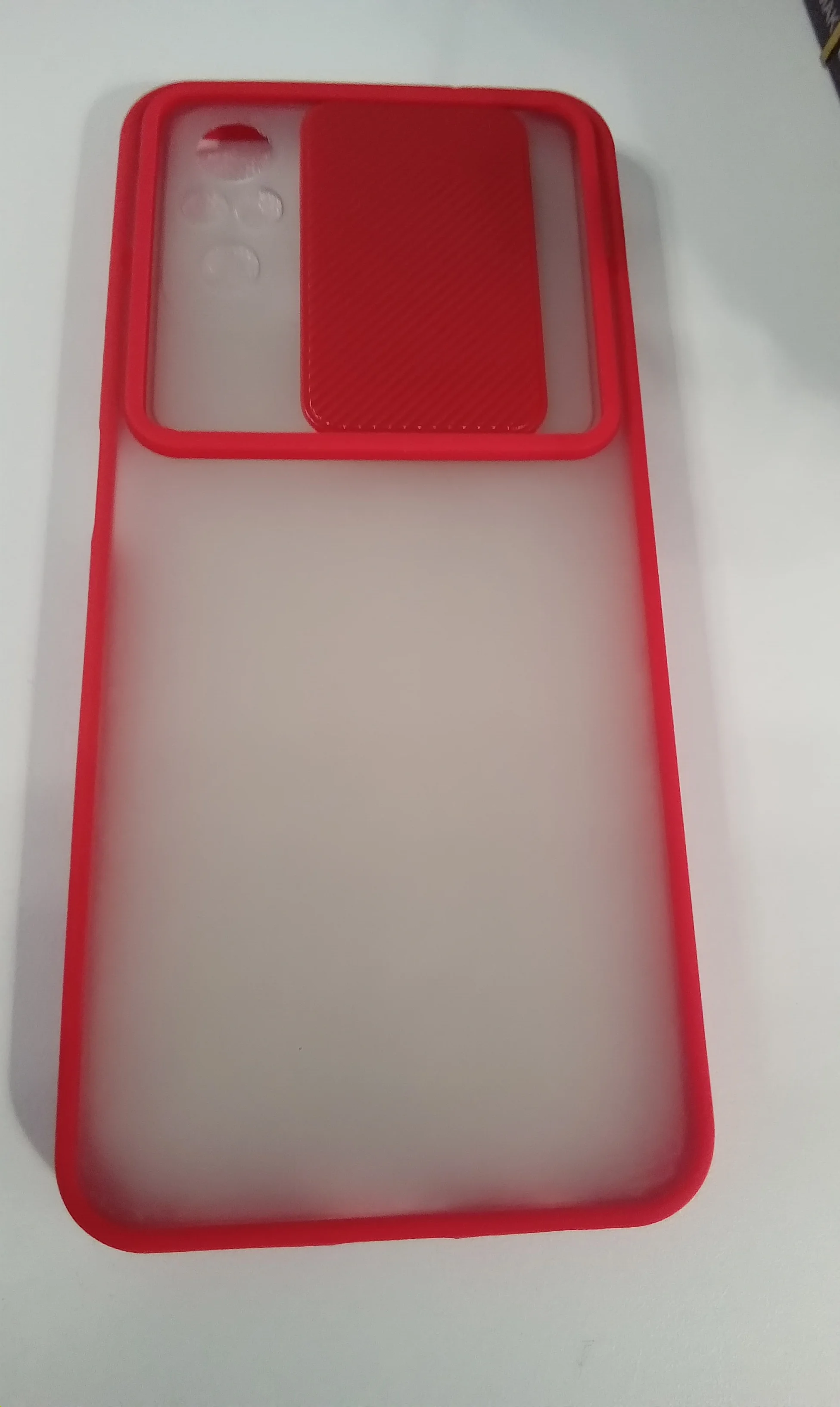 Алый чехол для XIAOMI POCO M5S / Redmi NOTE 10  / NOTE 10S с задвижным окном для защиты камеры