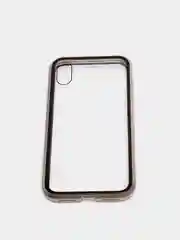 Золотой магнитный металический чехол IPhone  эйпл стальной x xs xr 11 pro черный золотой серебряный серый стекло стеклянный