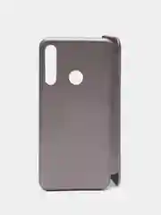 Серебряный чехол-книжка Huawei Y6P (Хуавей У6П)