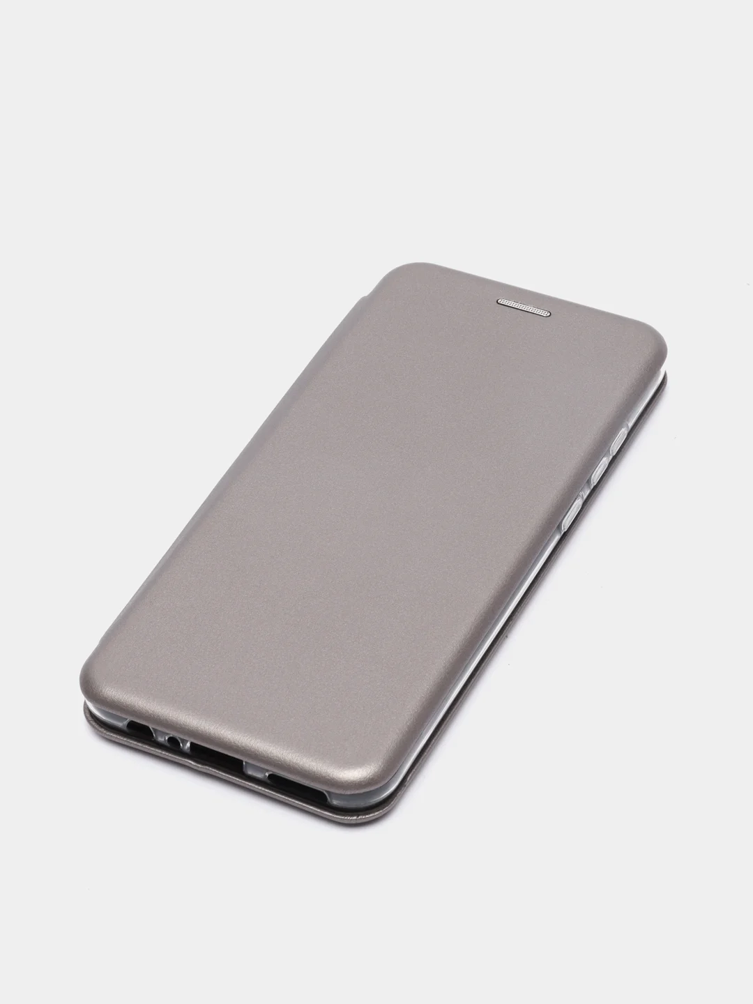 Серебряный чехол-книжка Huawei Y6P (Хуавей У6П)