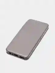 Серебряный чехол-книжка Huawei Y6P (Хуавей У6П)