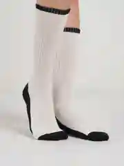 Белый носки высокие, унисекс