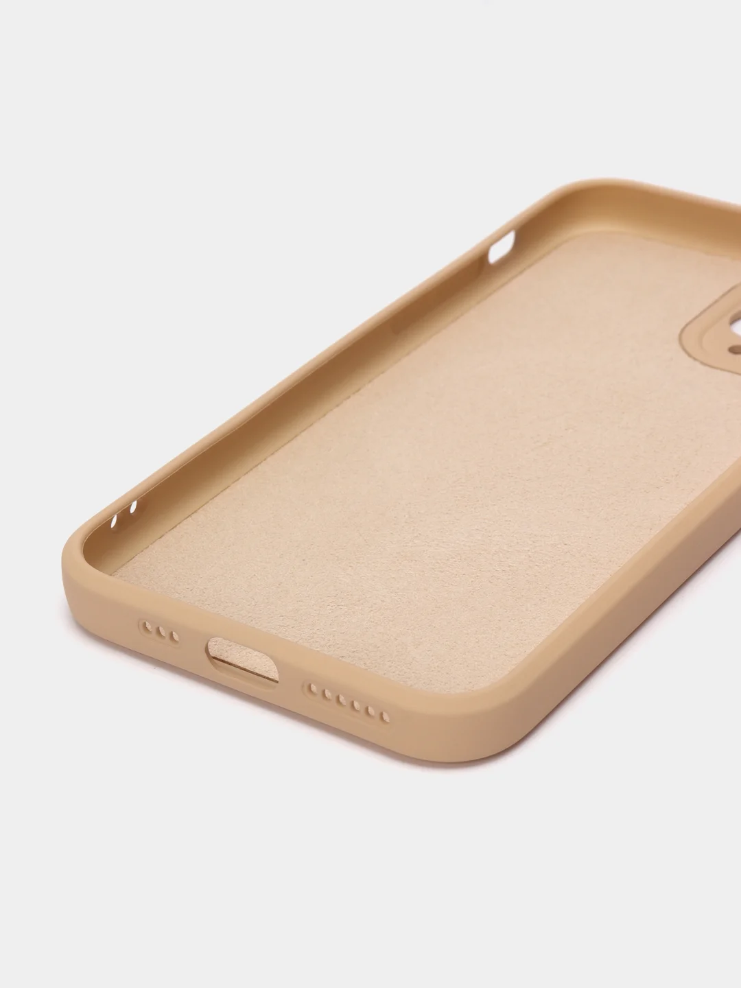 Бежевый чехол Soft Touch silicone case с магнитом MagSafe для iPhone 11, 11Pro, 11Pro Max