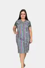 Хаки платье женское из хлопка, большие размеры
