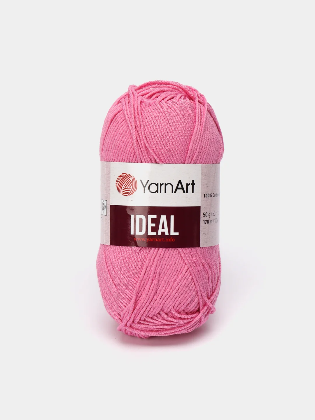 Тёмно-розовый пряжа YarnArt Ideal 100% Хлопок 50г 170м
