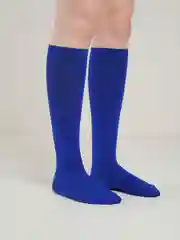 Синий высокие компрессионные гольфы