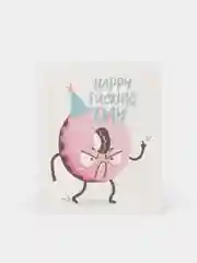 Серый открытка 9 х 11, на 23 февраля, 8 марта