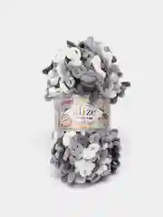 Оливковый пряжа Alize Puffy fine