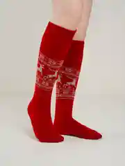 Гольфы женские МАТЕХ "Олени", полушерсть, 36-40