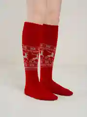 Гольфы женские МАТЕХ "Олени", полушерсть, 36-40
