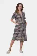 Халат женский, на молнии, из хлопка, большие размеры