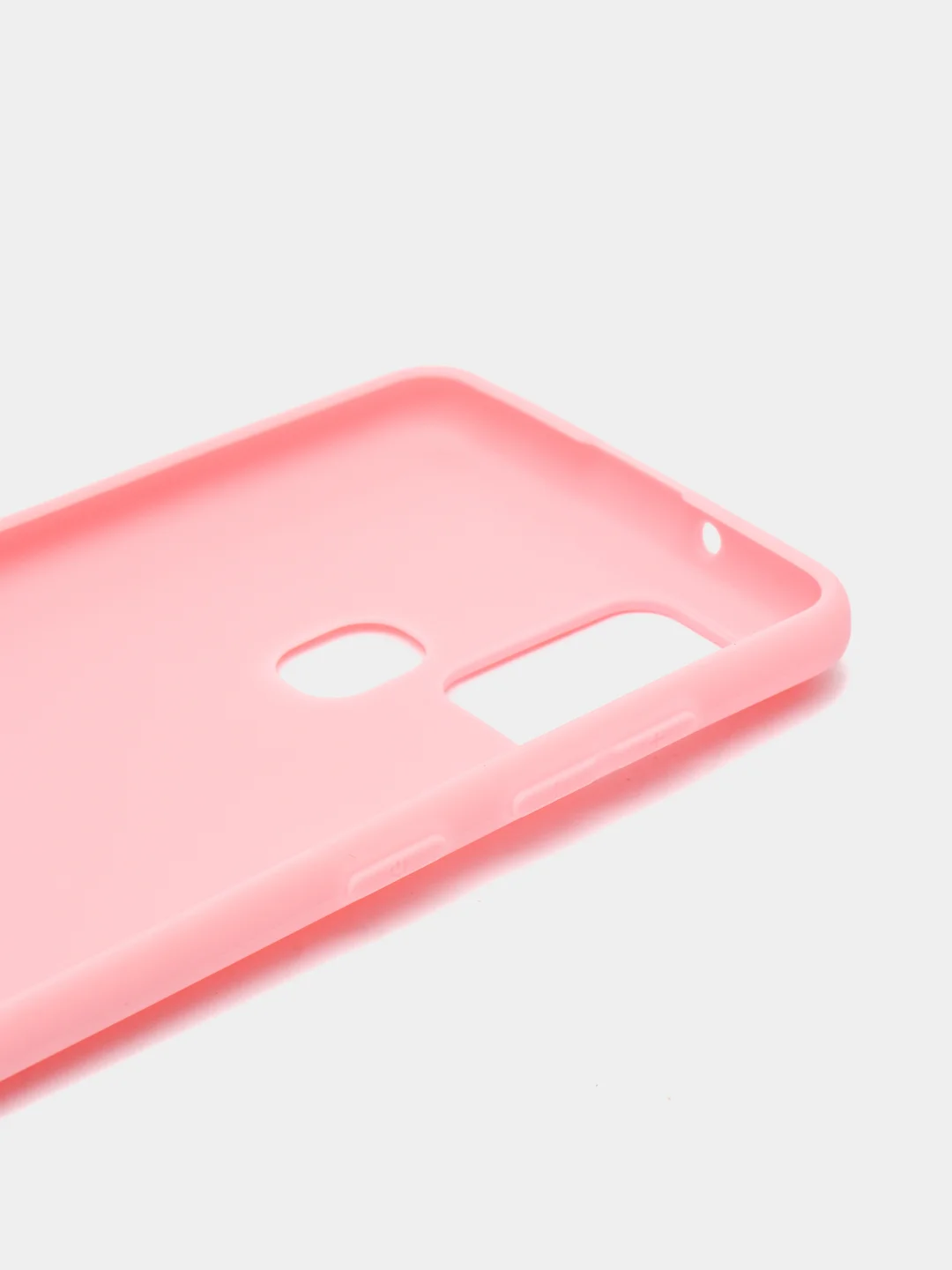 Розовый чехол Samsung Galaxy A21s, Самсунг Галакси А21с силиконовый