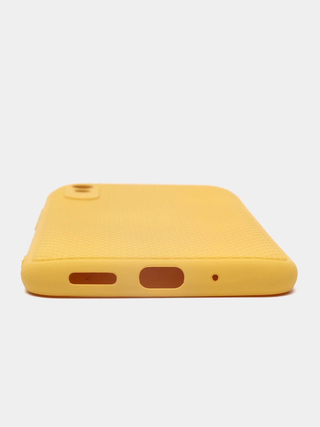 Желтый чехол Xiaomi Redmi 9A, Сяоми Редми 9А чехол силиконовый рифленый