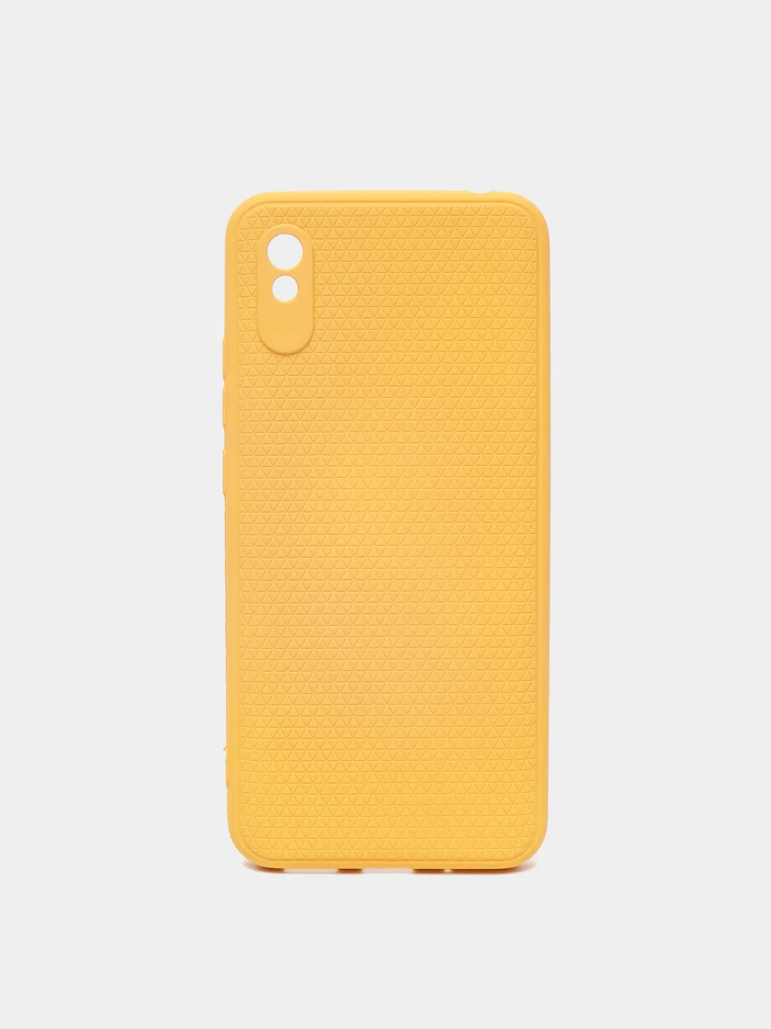 Желтый чехол Xiaomi Redmi 9A, Сяоми Редми 9А чехол силиконовый рифленый