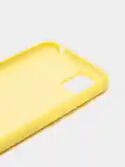 Желтый чехол на Honor 9S\/uawei Y5p, Хонор 9С/Хуавей У5п силиконовый с подкладом из микрофибры