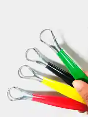Желтый скребок для языка стальной, щетка для чистки языка, очиститель для языка