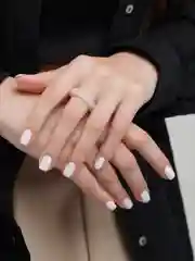 Розовый акриловое кольцо