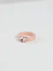Коралловый кольца из эпоксидной смолы с камнем