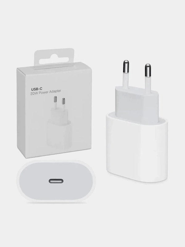 Зарядное устройство, адаптер, блок питания для Apple iPhone (Type-C, 20W), зарядка