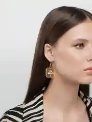 Манго серьги цветные с надписями