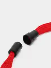 Бейджи горизонтальные DURABLE, на красной ленте 44 см, 60 х 90 мм, комплект 10 штук