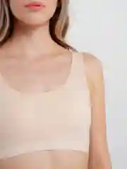 Светло-жёлтый топ женский базовый