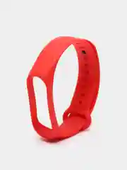 Красный силиконовый ремешок для Xiaomi mi band 3 / 4 / 5 / 6