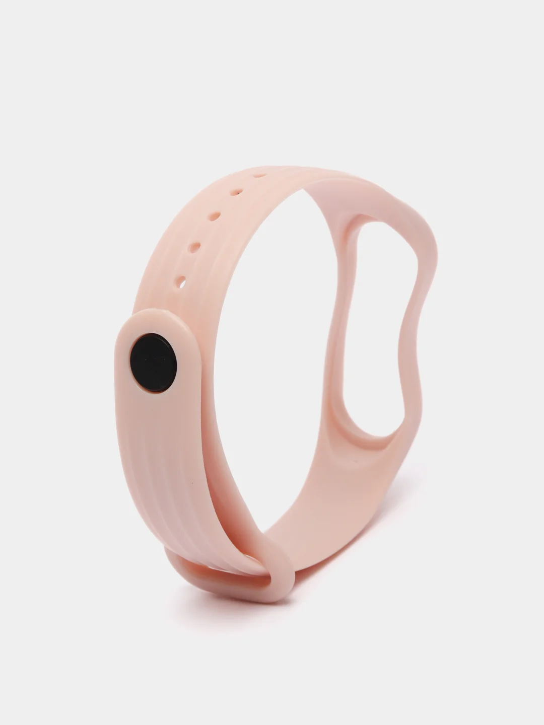 Розовый силиконовый ремешок для Xiaomi mi band 3 / 4 / 5 / 6