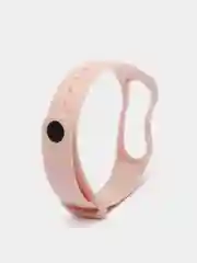 Розовый силиконовый ремешок для Xiaomi mi band 3 / 4 / 5 / 6