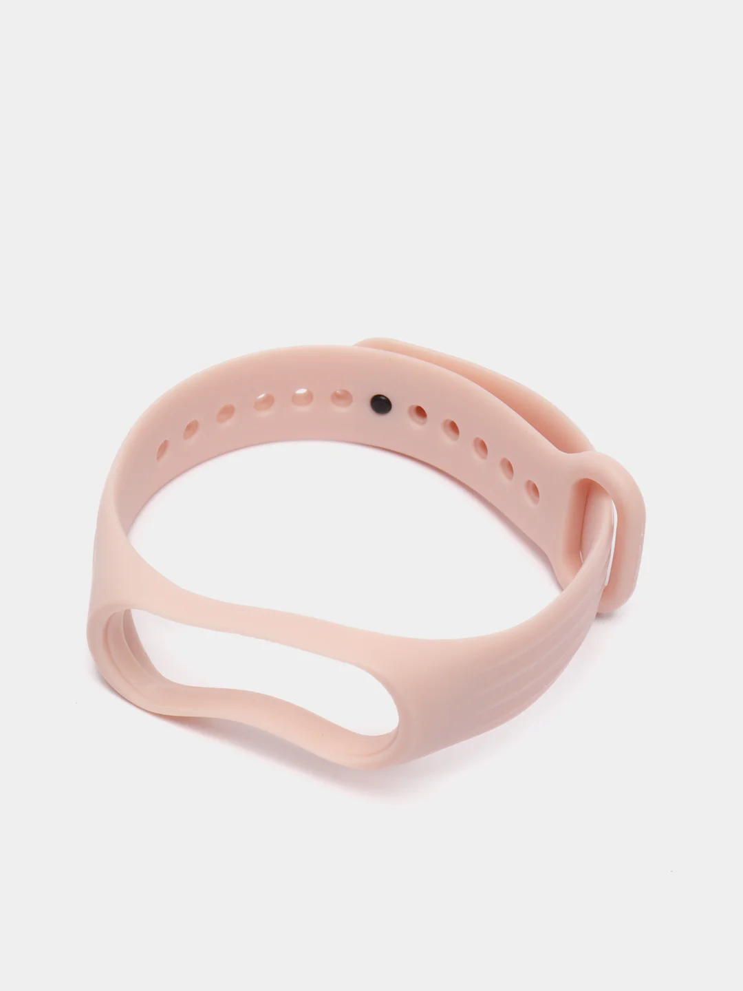 Розовый силиконовый ремешок для Xiaomi mi band 3 / 4 / 5 / 6