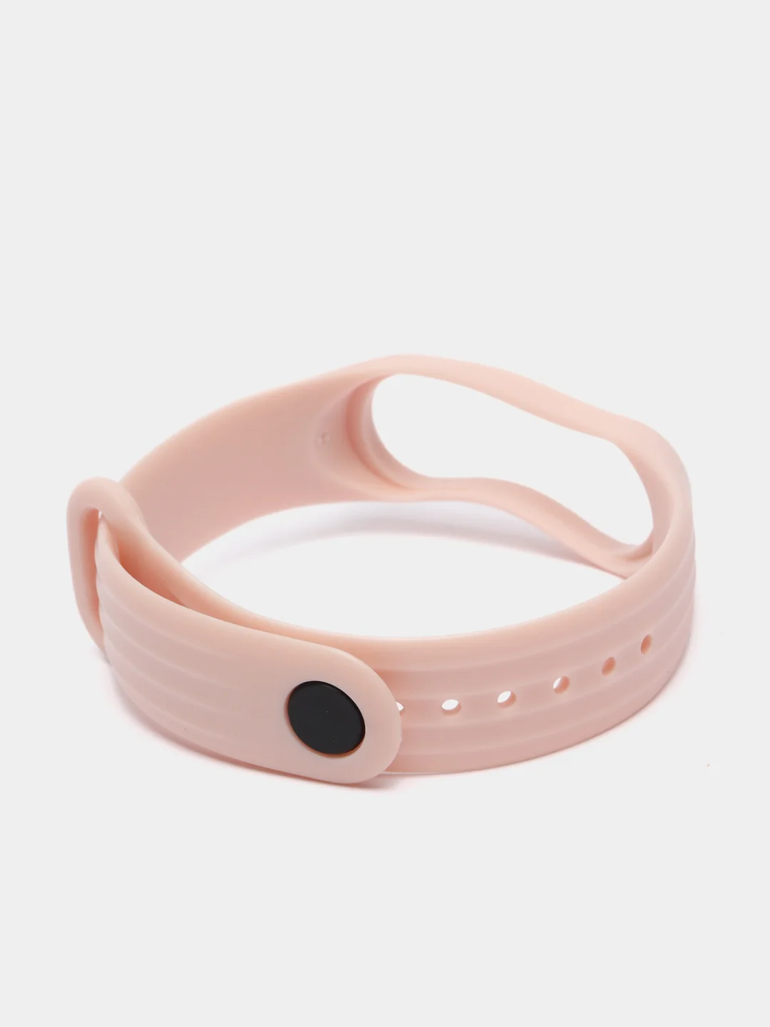 Розовый силиконовый ремешок для Xiaomi mi band 3 / 4 / 5 / 6