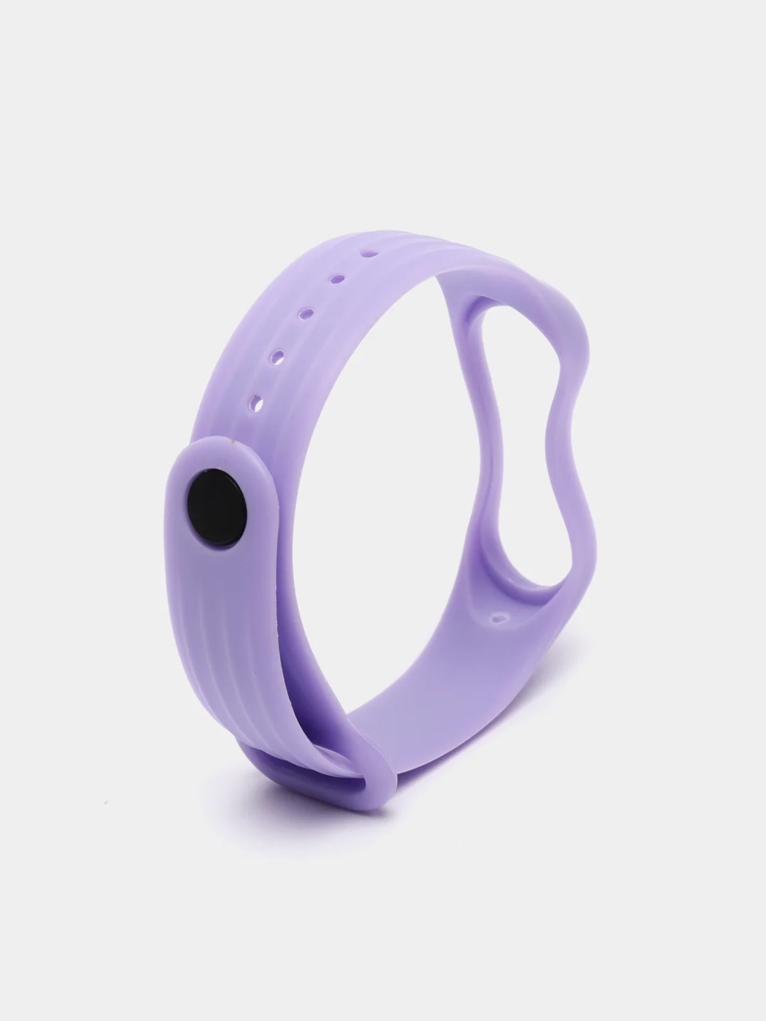 Фиолетовый силиконовый ремешок для Xiaomi mi band 3 / 4 / 5 / 6