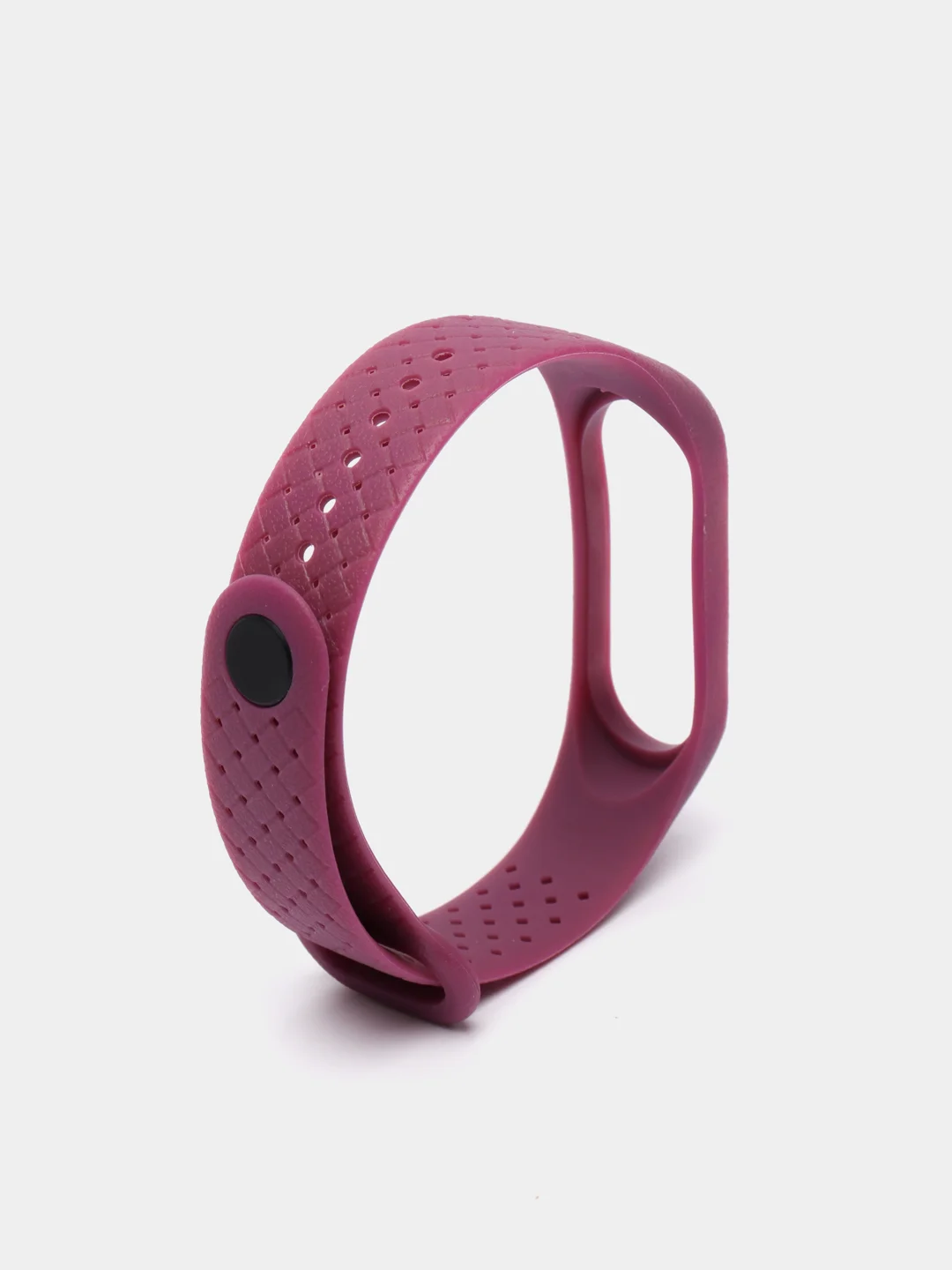 Фиолетовый ремешок для Xiaomi Mi Band 3 / 4 / 5 / 6 силиконовый