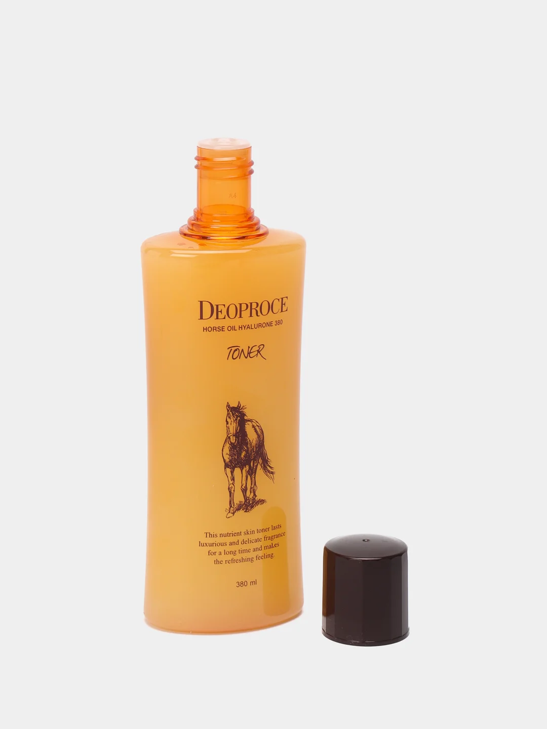 Тонер с гиалуроновой кислотой и лошадиным жиром Deoproce Horse Oil Hyalurone Toner, 380 мл