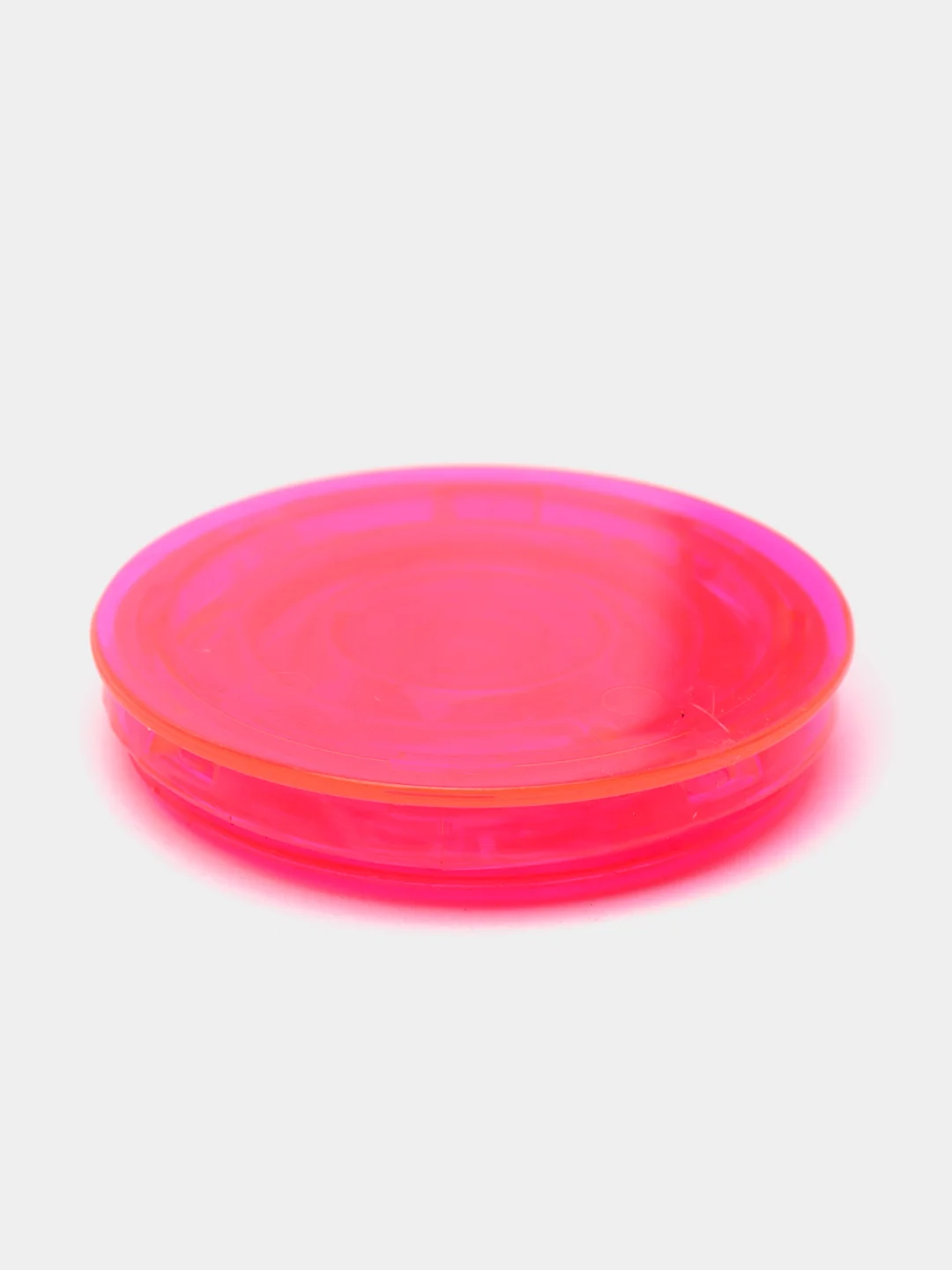 Красный держатель для телефона прозрачный Попсокет PopSocket