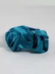 Бирюзовый резинка для волос, атласная