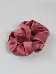 Тёмно-розовый резинка для волос, атласная