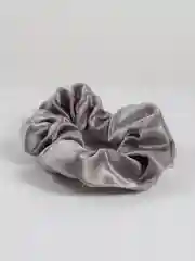 Серебряный резинка для волос, атласная