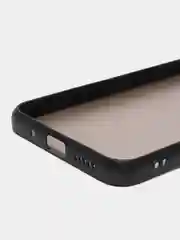 Черный чехол Xiaomi Redmi 10C / Poco C40, Поко С40, пластиковый, матовый, с цветными кнопками
