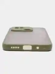 Лесной зеленый чехол Xiaomi Redmi 10C / Poco C40, Поко С40, пластиковый, матовый, с цветными кнопками