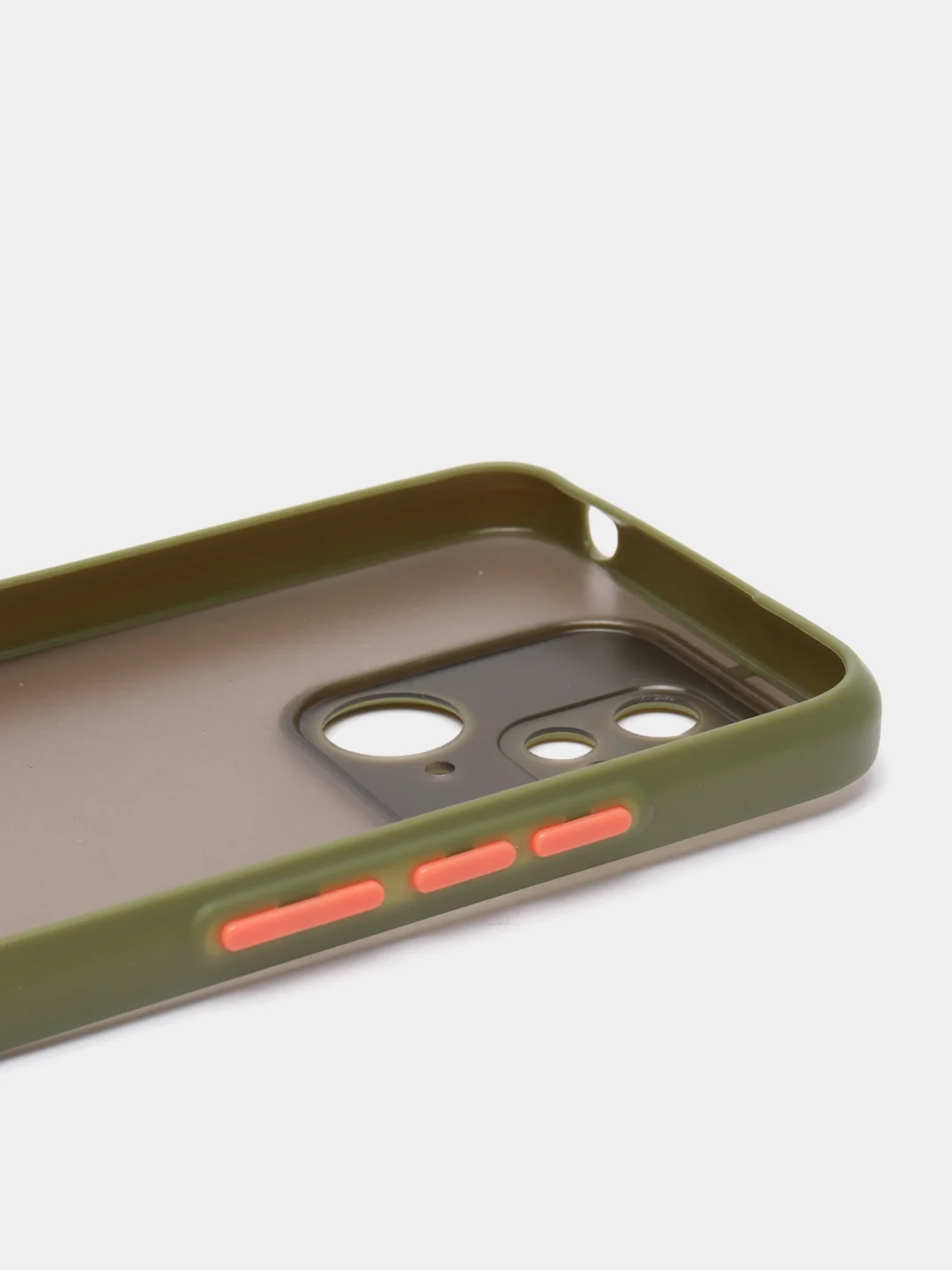 Лесной зеленый чехол Xiaomi Redmi 10C / Poco C40, Поко С40, пластиковый, матовый, с цветными кнопками