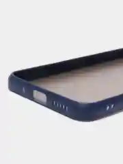 Темно-синий чехол Xiaomi Redmi 10C / Poco C40, Поко С40, пластиковый, матовый, с цветными кнопками