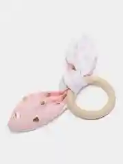 Розовый грызунок деревянный