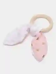 Розовый грызунок деревянный