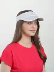 Белый кепка-козырек, унисекс