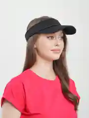 Черный кепка-козырек, унисекс