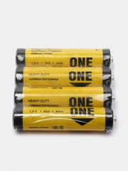 Батарейки Smartbuy One ААА / АА, элемент питания R03 / R6 солевые, упаковка 4 штуки