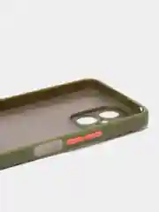 Лесной зеленый чехол Honor X8 4G, Хонор Х8 4Г пластиковый, матовый, с цветными кнопками